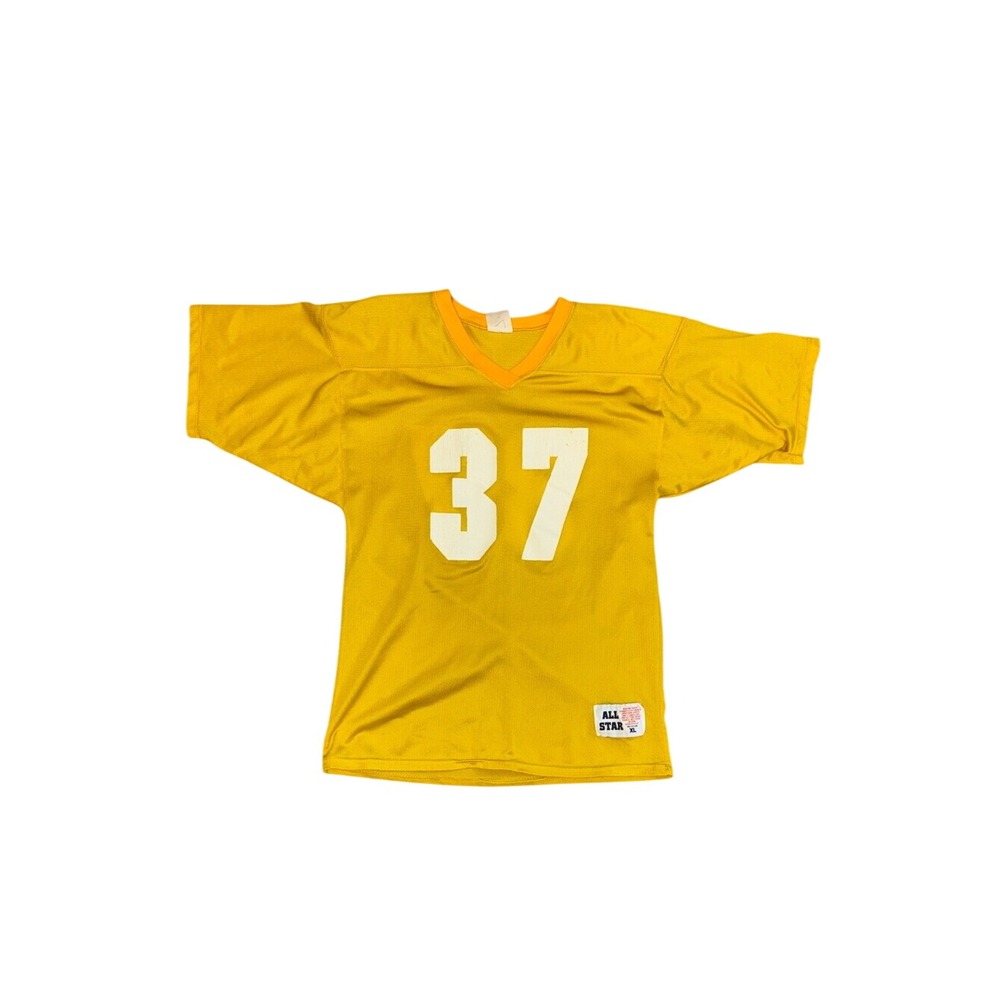 Kids Yellow '37' Athletic Jersey by All Star youth size XL football costume